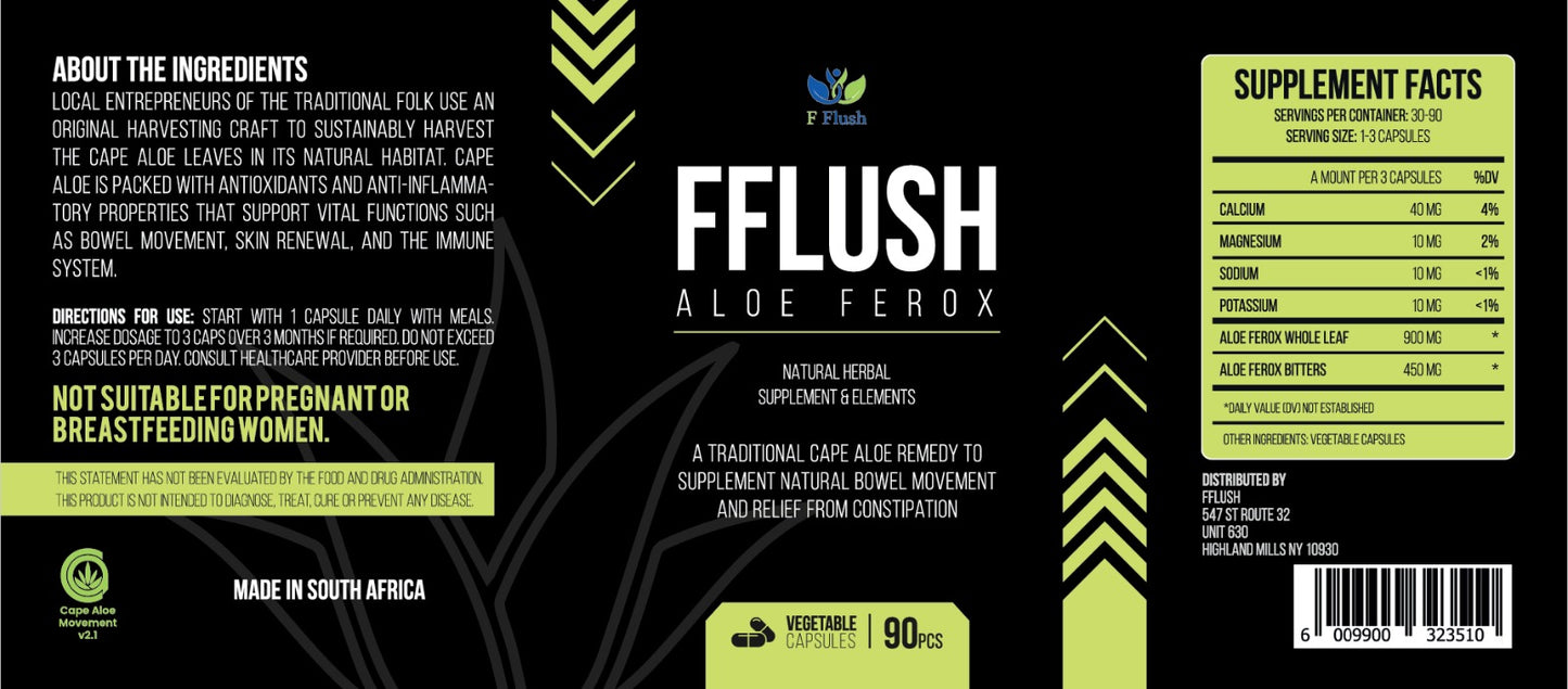 FFLUSH Natural Detox & Colon Cleanse